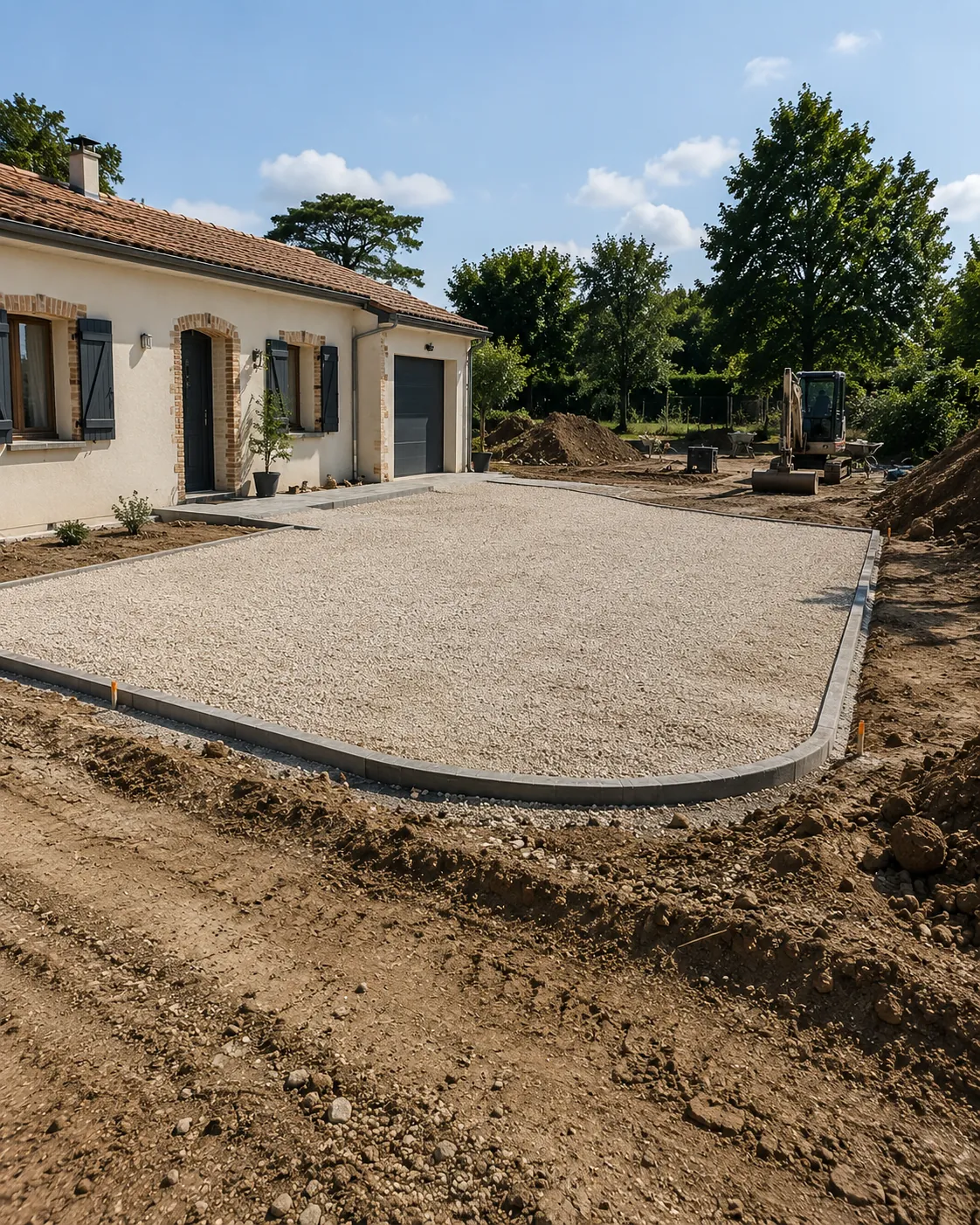 Création d'allée et parking carrossable — AquaPro 33