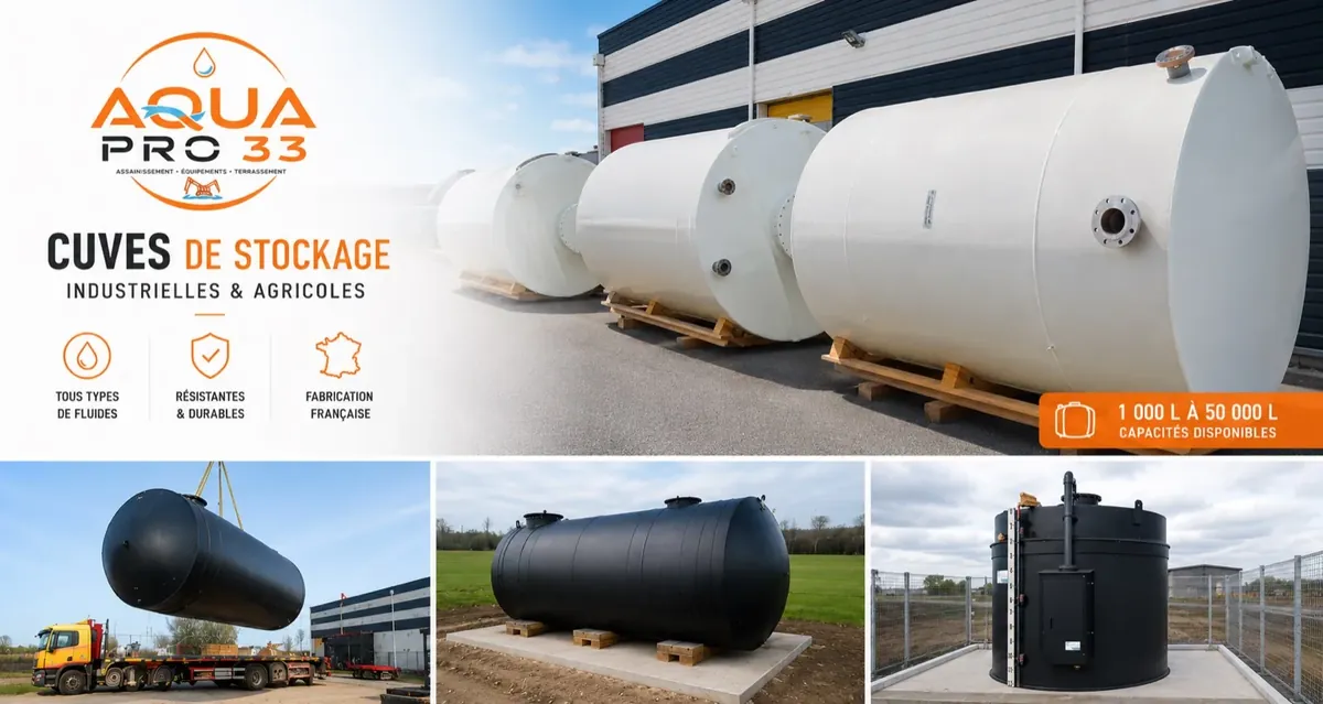 Présentation AquaPro 33 de cuves de stockage industrielles et agricoles